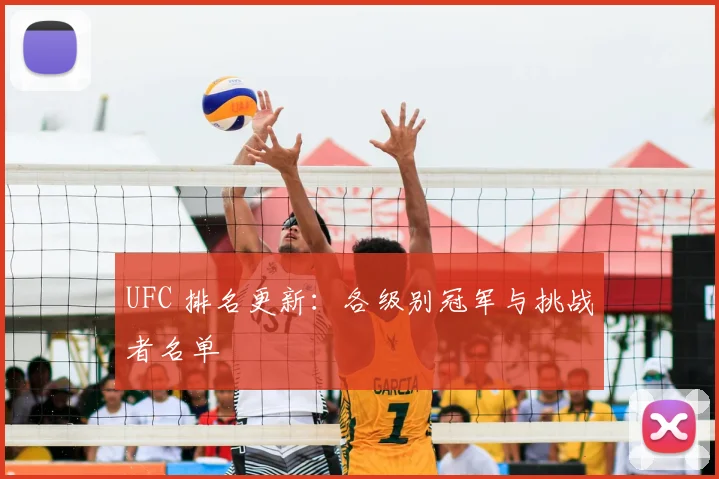UFC 排名更新:各级别冠军与挑战者名单